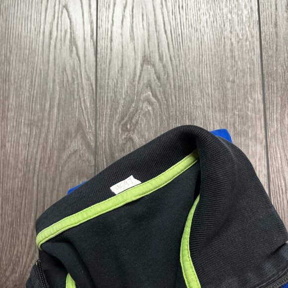 Polo Ralph Performance Zip Sweater Jacket Blue Black XL Extra large Preppy Golf - Picture 8 of 8